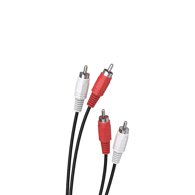 2 RCA to2 RCA  audio cable 3M audio cable for TV VCR video cable