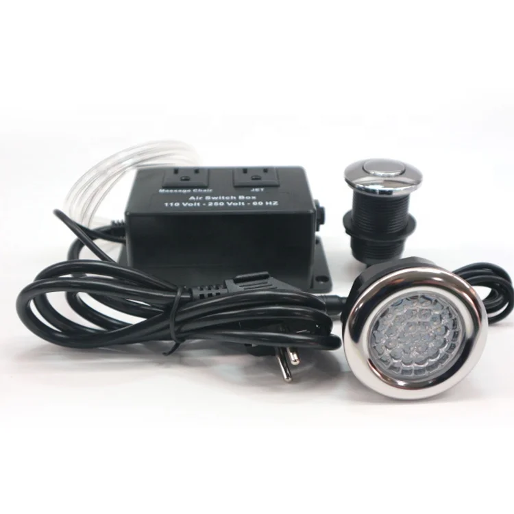 Hot sell pedicure bathtub air button control switch for Garbage disposal