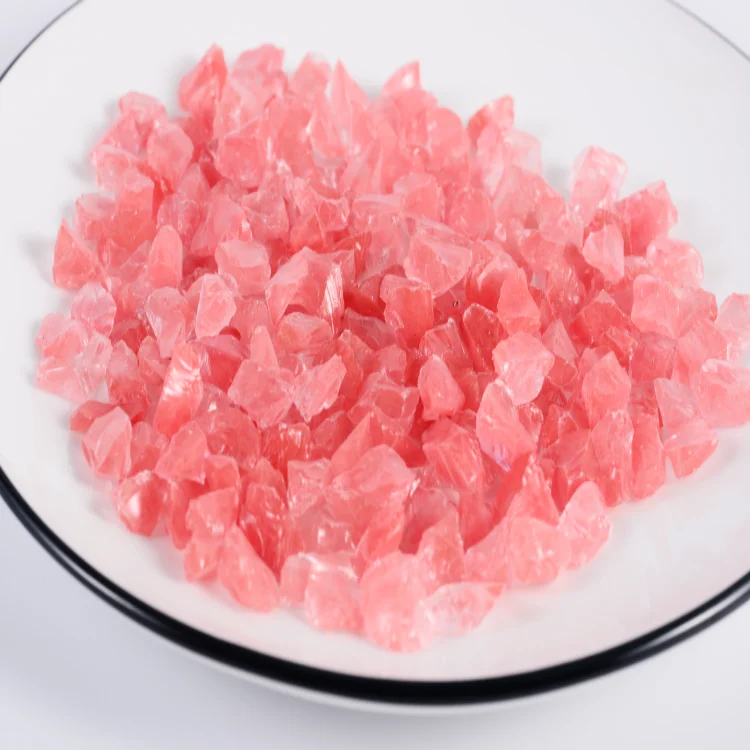 High Quality Hot Selling Crushed Colored Glass Crushed Glass Gravel for Crafts