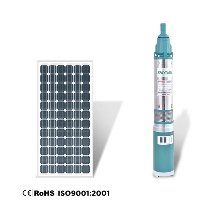 Shiyuan 1' 48V 400W Impeeler Type No Need Controller Dc Solar Water Pump Submersible Pumps In Agriculture Irrigation