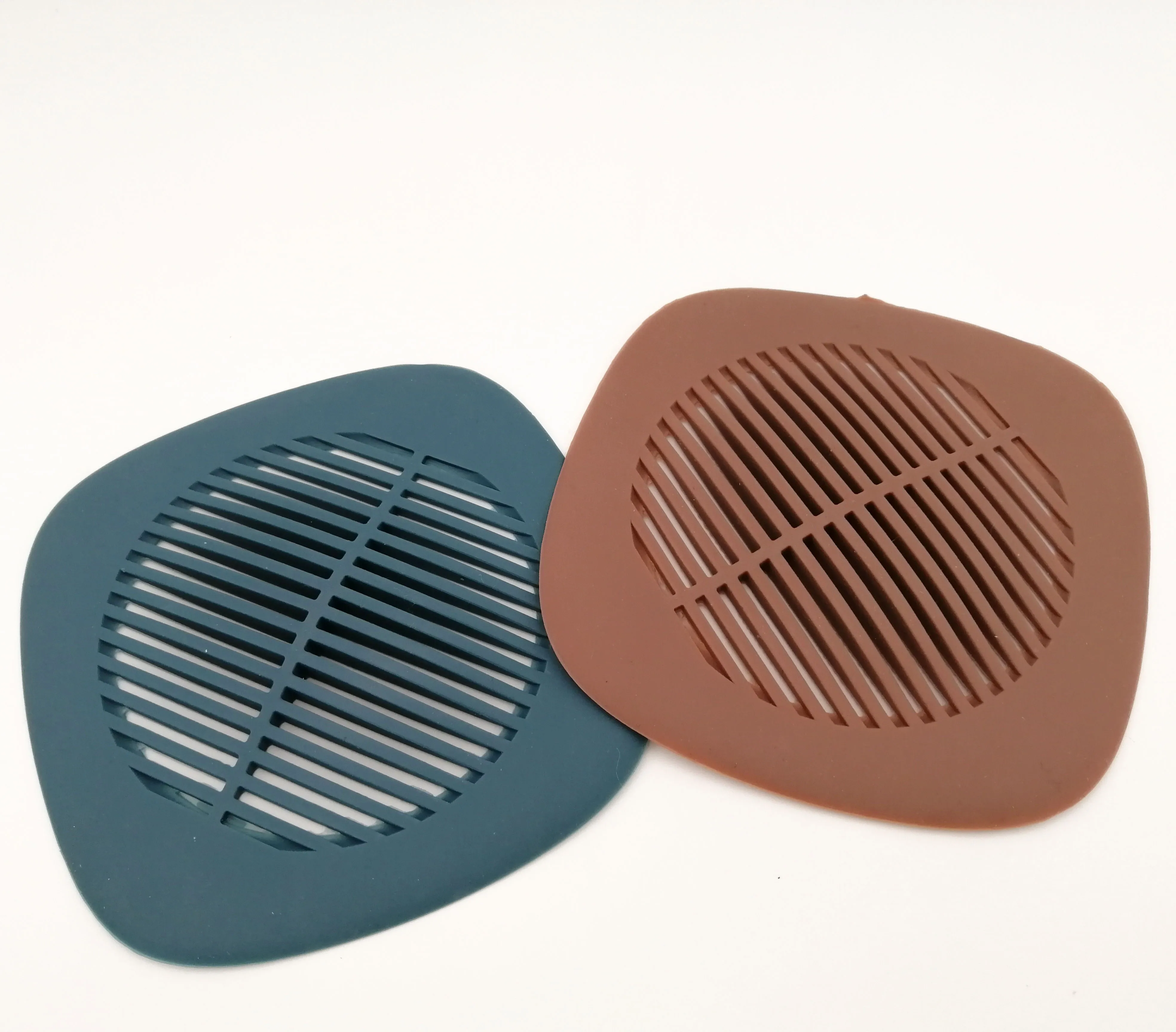 Durable Anti-blocking Silicone Bathroom Kitchen Sink Drain Cover , Sewer Filter, Floor Drain Hair Stopper Food Residue Strainer