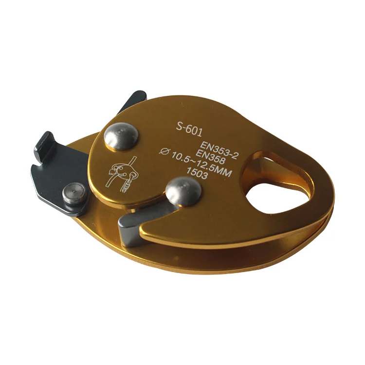 Hot Selling Type  CE Standard Climbing Rope Grab Rock Climbing Rope Grab For Nylon Rope