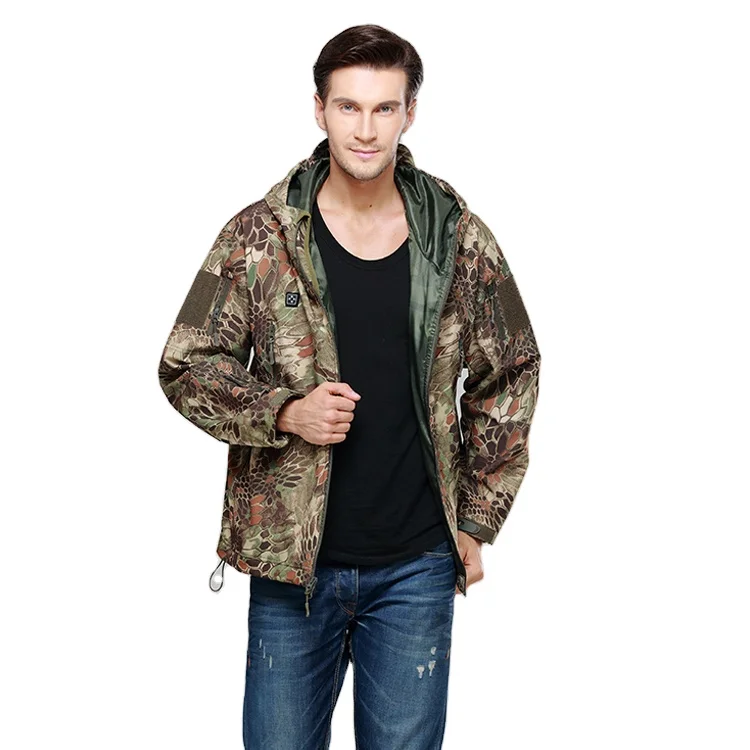 Custom Winter Men Battery Powered Rechargeable Carbon Fiber Heating Hunting Clothes