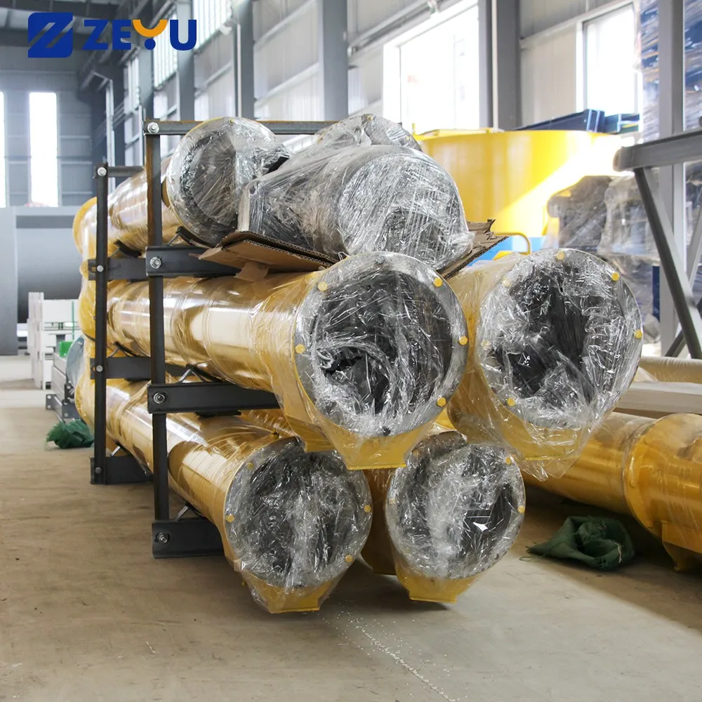 Customized cement powder additive screw conveyor 219MM diameter 9M to 13M Large capacity 49T/H cement screw conveyor