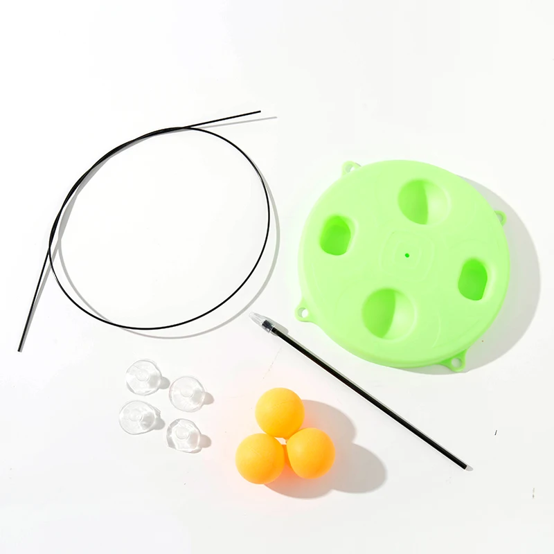 Table tennis trainer hot - selling family suction type elastic self - training soft shaft children single practice table tennis