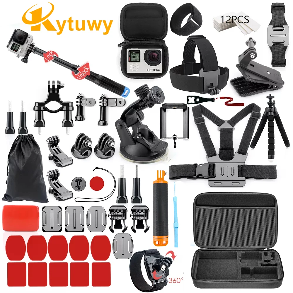 Kytuwy action & sports Gopros Camera Accessories Combo Kit original  for gorpo Hero 10 9 go pro accessory set