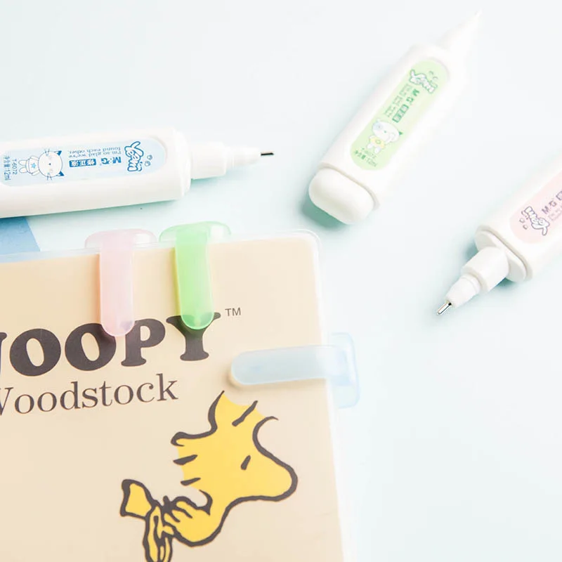 Factory Wholesale Cute School Office Stationery Fast Dry  Correction Pen Correction Fluid