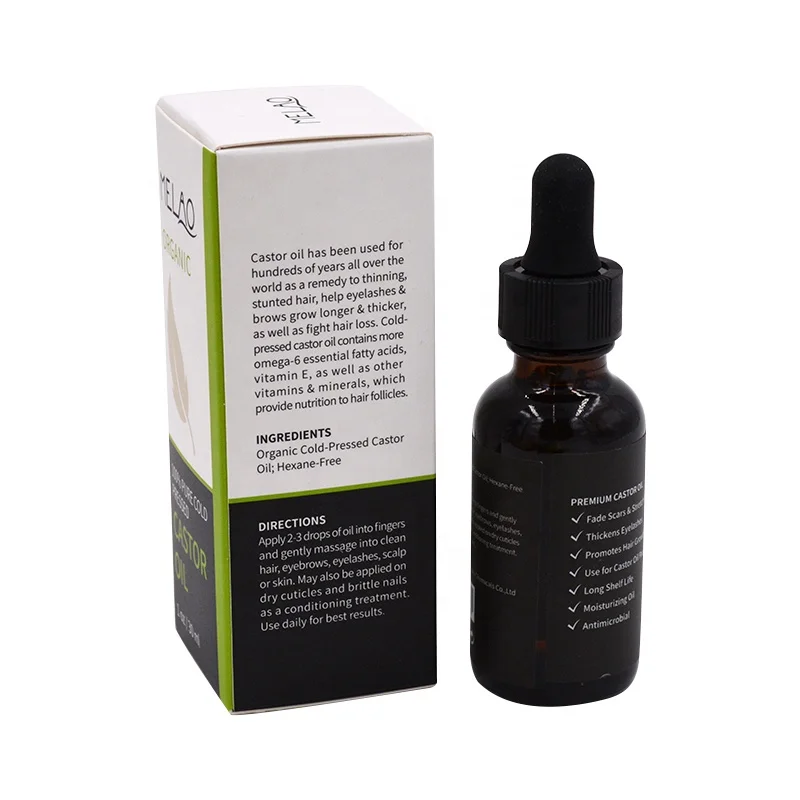 Оптовая продажа, эфирное масло коммерческого класса 30 мл, 100% чистое холоднопрессованное органическое, черное касторовое масло