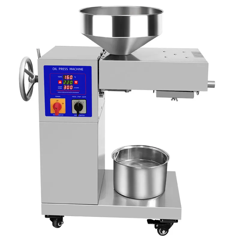 Cooking oil making sunflower hemp seed cold oil presser sesame peanut soybean oil press machine