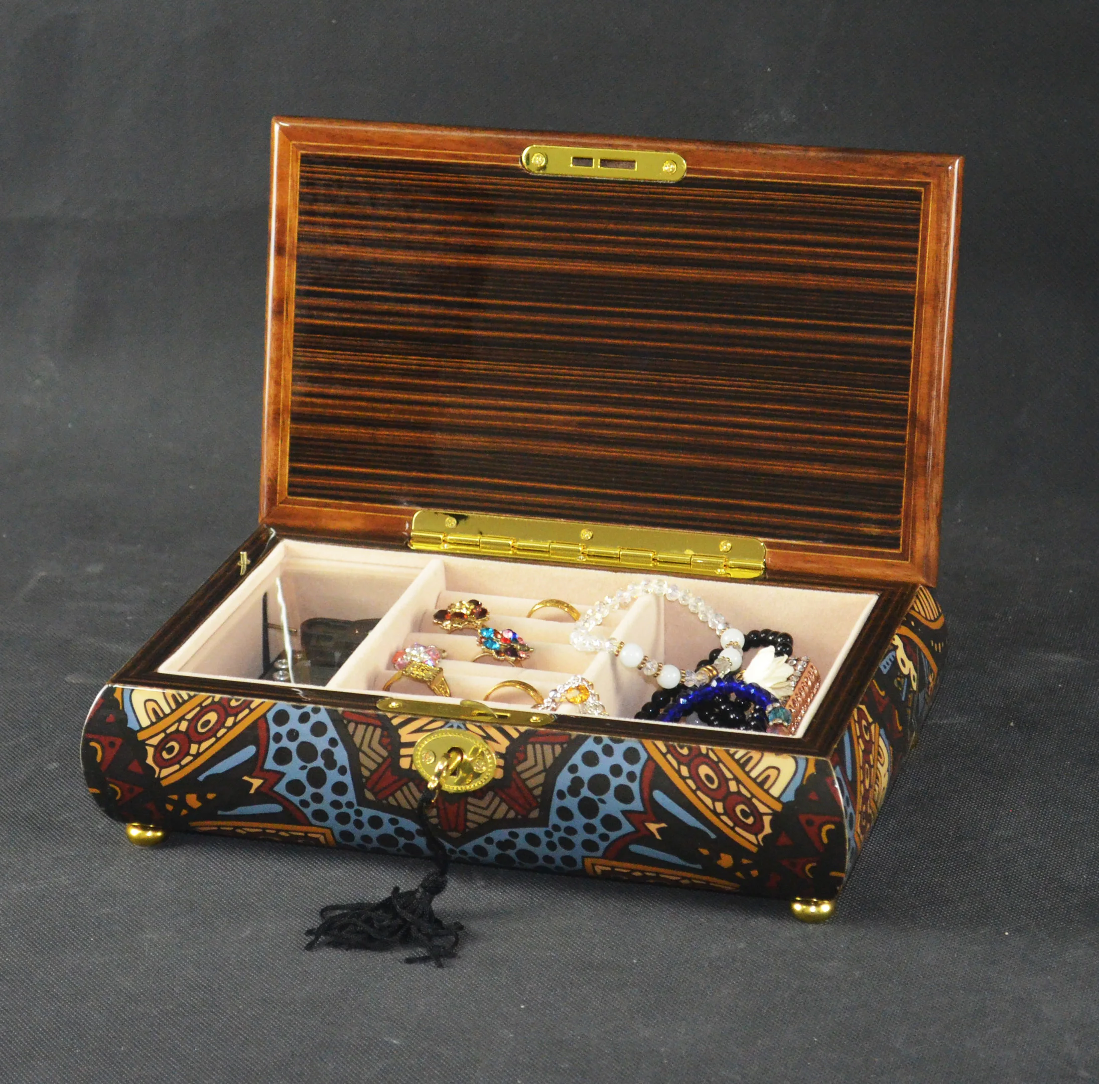 
wholesale Chinese classical style multi-function wooden ladies jewelry box/gift box/trinket box 