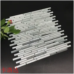 Custom wholesale strip antique beveled mirror glass tiles
