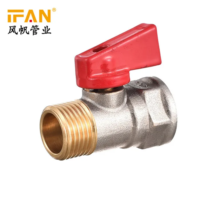 16mm 3/4M Ball Valve PAP Pipe Butterfly Valve Plumbing Fittings Names and Pictures 1/2inch Male Brass Valve Pex Pipe Fittings