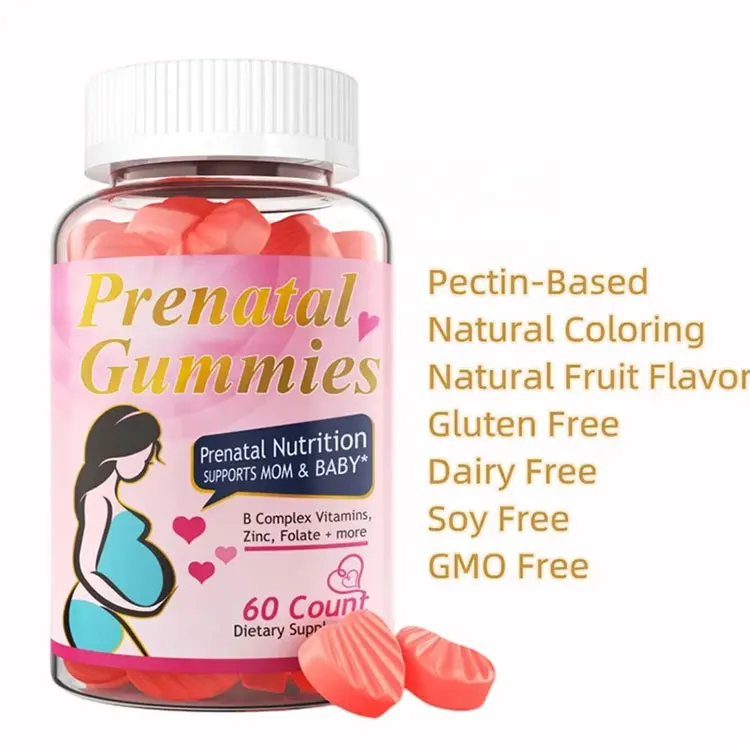 Private Label Aid Ovulation Prenatal Folic Acid Fertility Gummies Supplement Fertility Support Gummies Conceptio Fertility Gummy