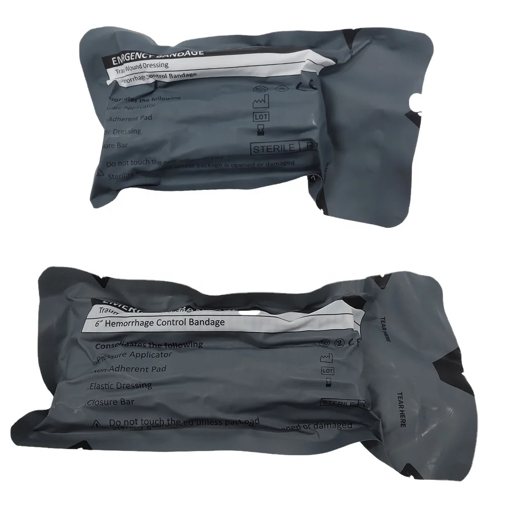 2023 Wholesale Emergency Pressure Elastic Hemostatic Trauma Wound For Outdoor Emergency Situation