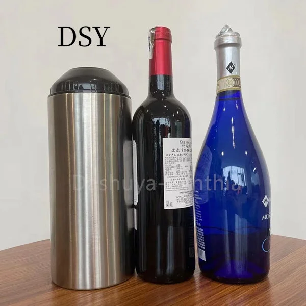 25 унций/750 мл изолированный двойной стенок из нержавеющей стали ведро для пива шампанского охладитель винных бутылок охладитель