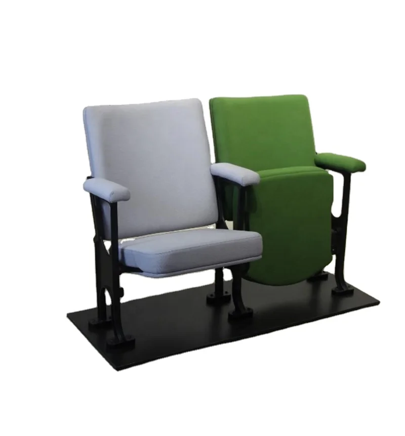 American style modern design fabric cushion foldable pulpits auditorium seats for theater