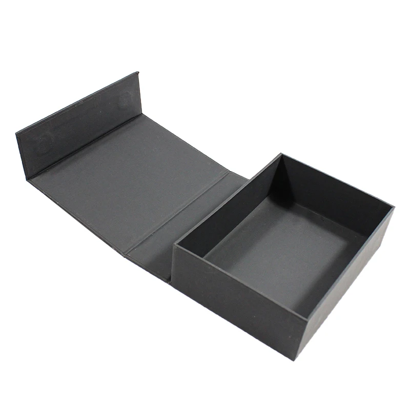 Custom logo printing paper pillow case Rigid Cardboard gift box magnetic book box packaging