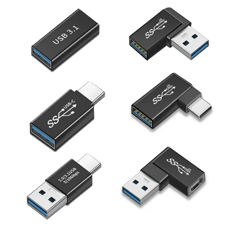 USB 3.0 to Type C OTG Adapter USB A to USB C 3.1 Gen 2 Adapter Fast Charging Converter for Macbook Samsung S20 OTG Connector