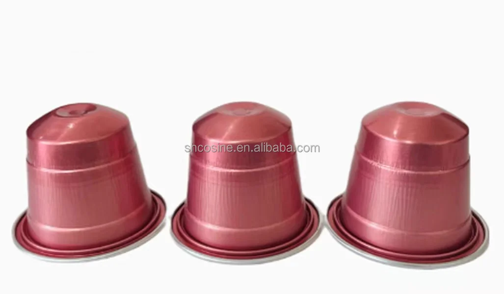 empty 37 mm Wholesale espresso coffee with aluminum foil Empty coffee capsule