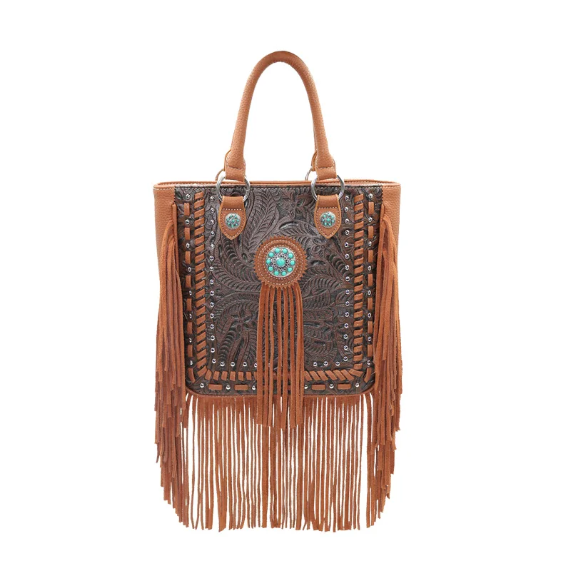 Wholesale Custom turquoise western Women Cowgirl Purses