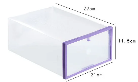 Free sample plastic shoe box amazon newest large custom sneaker boxes for storage