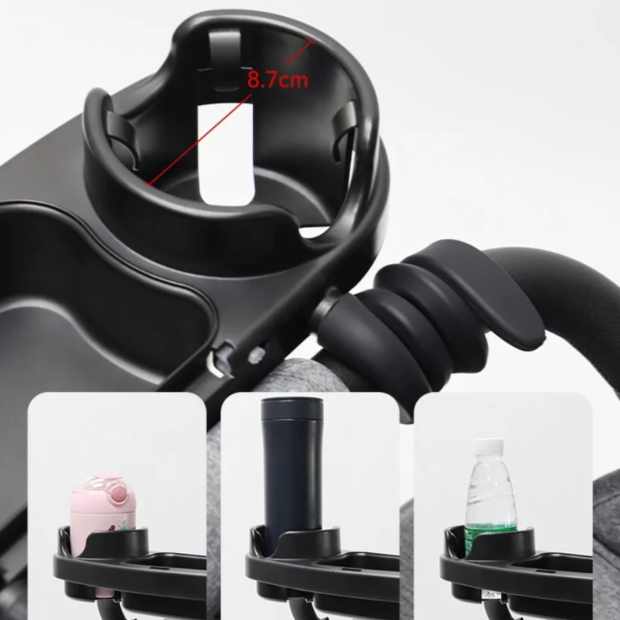 Baby Universal Stroller Snack Tray ABS Tray With Cup Holder for Armrest