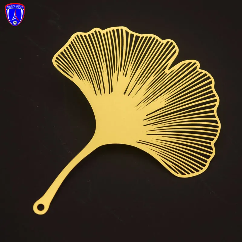 Blank Sublimation Promotional Maple Leaf Bookmark  Vintage Leaf Bookmark Journal Enamel Metal Book Marks Custom Design