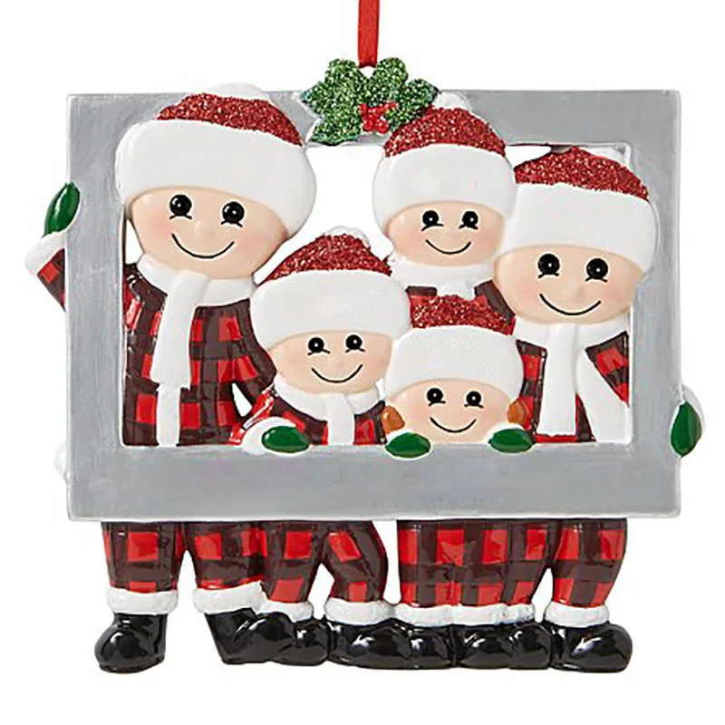 Newstar Y888 Christmas tree gift decoration Christmas Santa Claus pendant Creative cartoon cute family photo frame