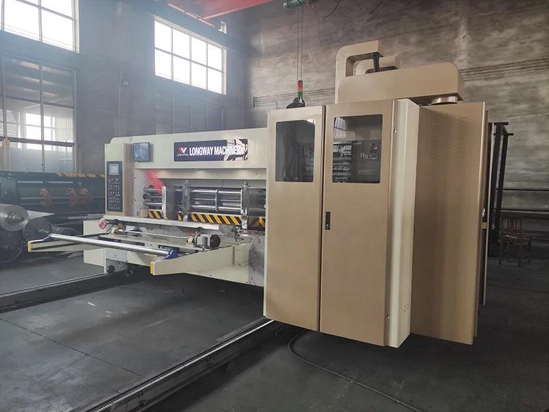 High Speed Four Color Corrugated Carton Box Making Machine Carton Box Printing Slotting Die-cutting Machine