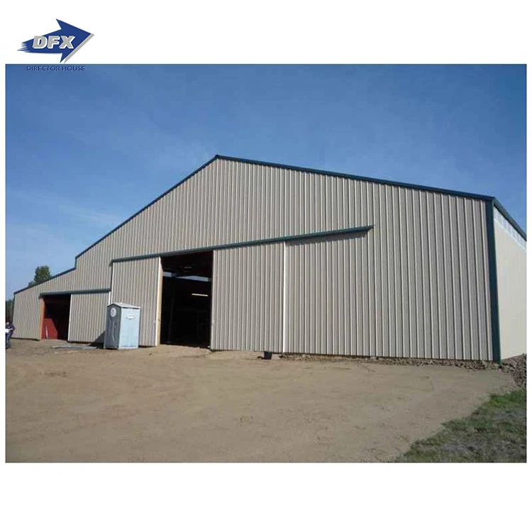 Steel Frame Truss Roof Warehouse Shed Steel Structure Storage Building Construction