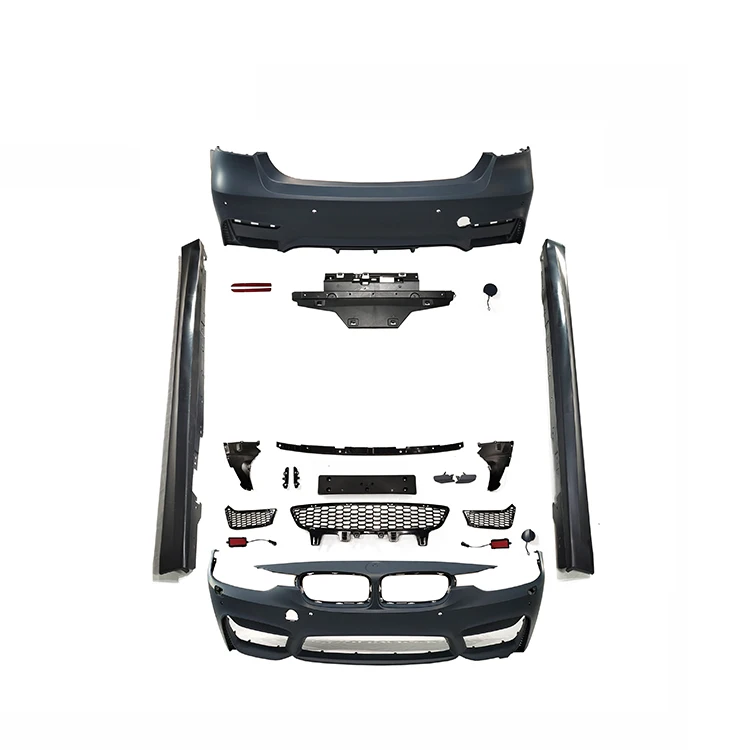 Hot selling car accessories China body kit for BMW 3 series F30/F35 M3 style car front bumper rear bumper side skirt