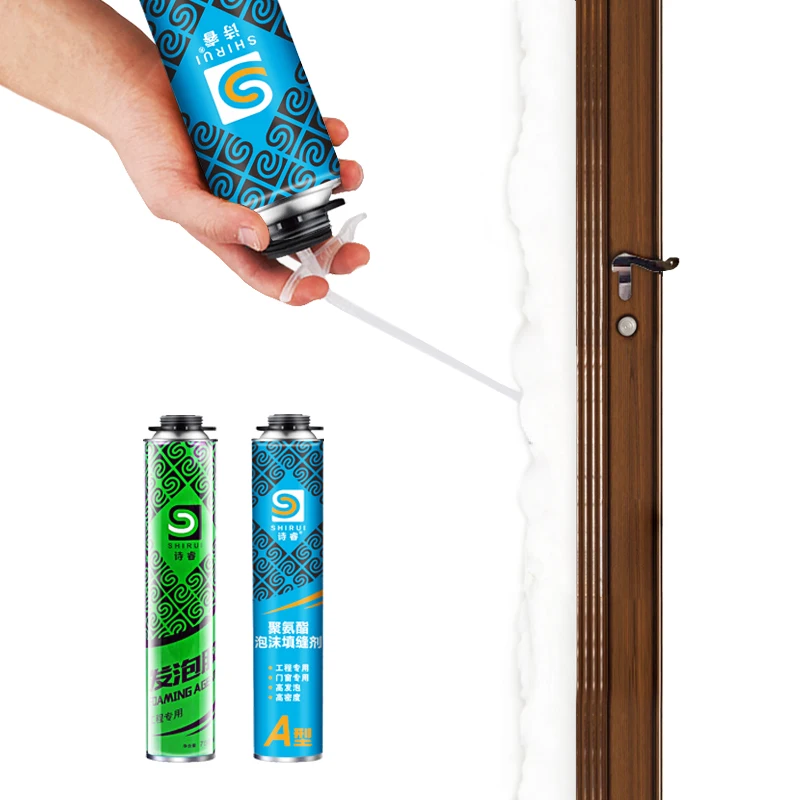 Factory Fast Curing Fire Rating Retardant Expansion Doors and  Windows Filling Seal Pu Foam glue