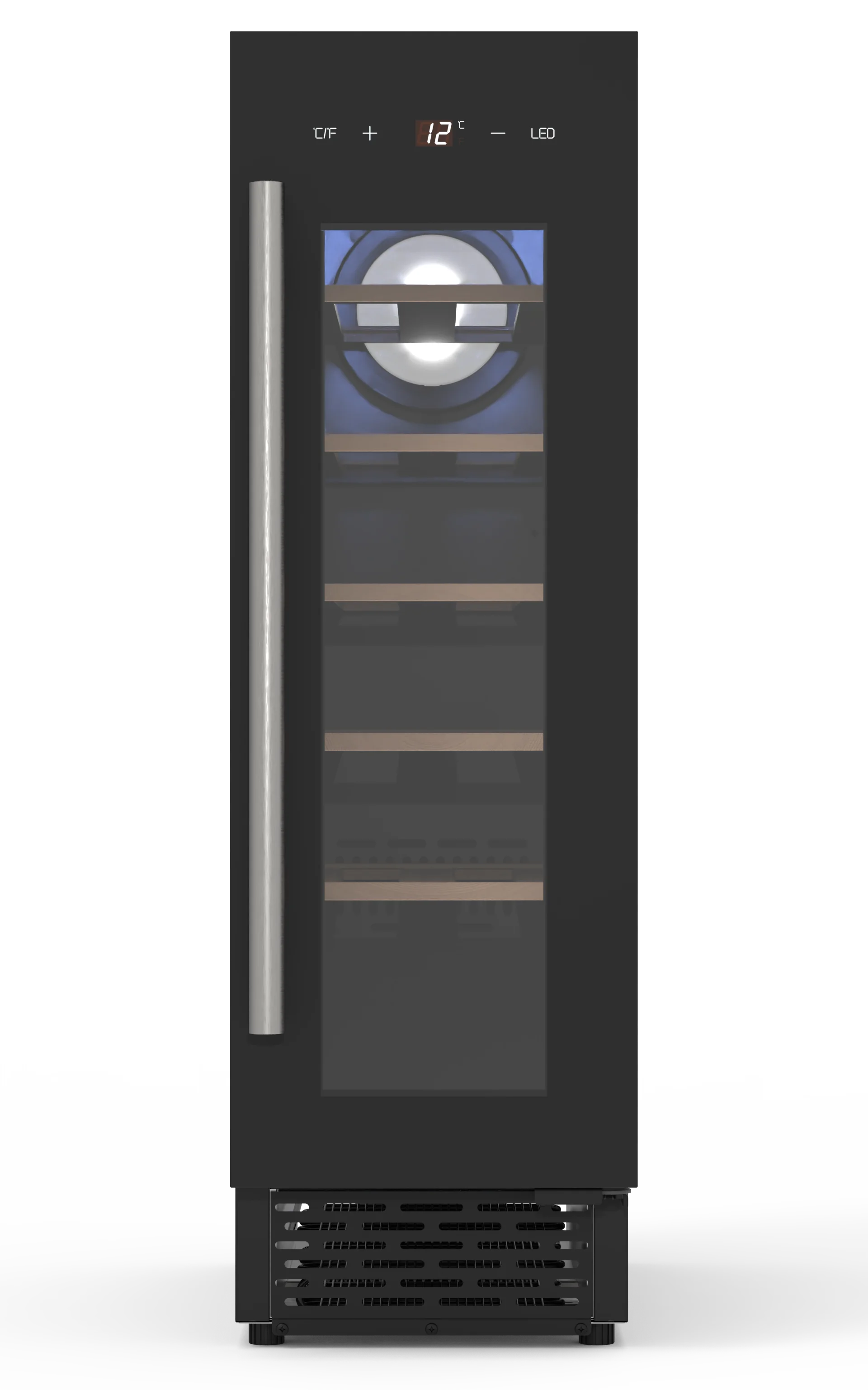 Customized 12 Bottles Compressor Humidity Control Wine Refrigerator/Cooler