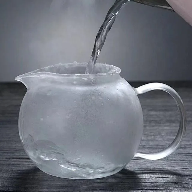 Creative Gift thermostable transparent glass teapot Kung Fu tea set with 304 stainless steel filter tea kettle