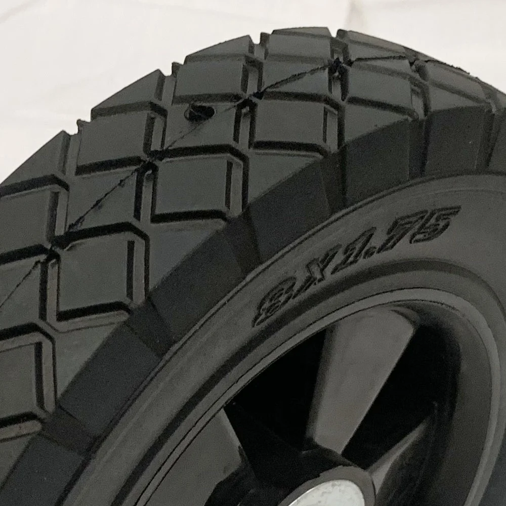 semi pneumatic rubber tire lawn mower rubber wheel 8x1.75 rubber tires
