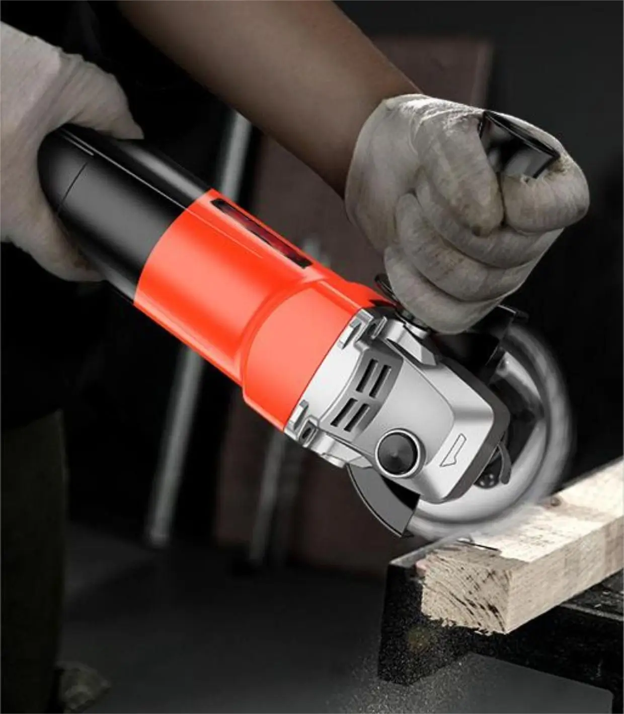 P24483F Cutting Machine Polisher Household Logging Saw Integrated Electric Chain Saw Angle Grinder For Grinding Polishing
