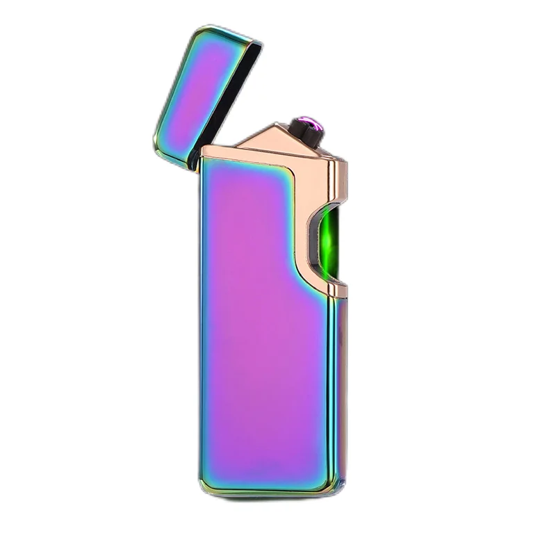 Fast delivery factory directly markert welcomed USB Electric lighter dual arc rechargeable finger sensor cigarette  lighter