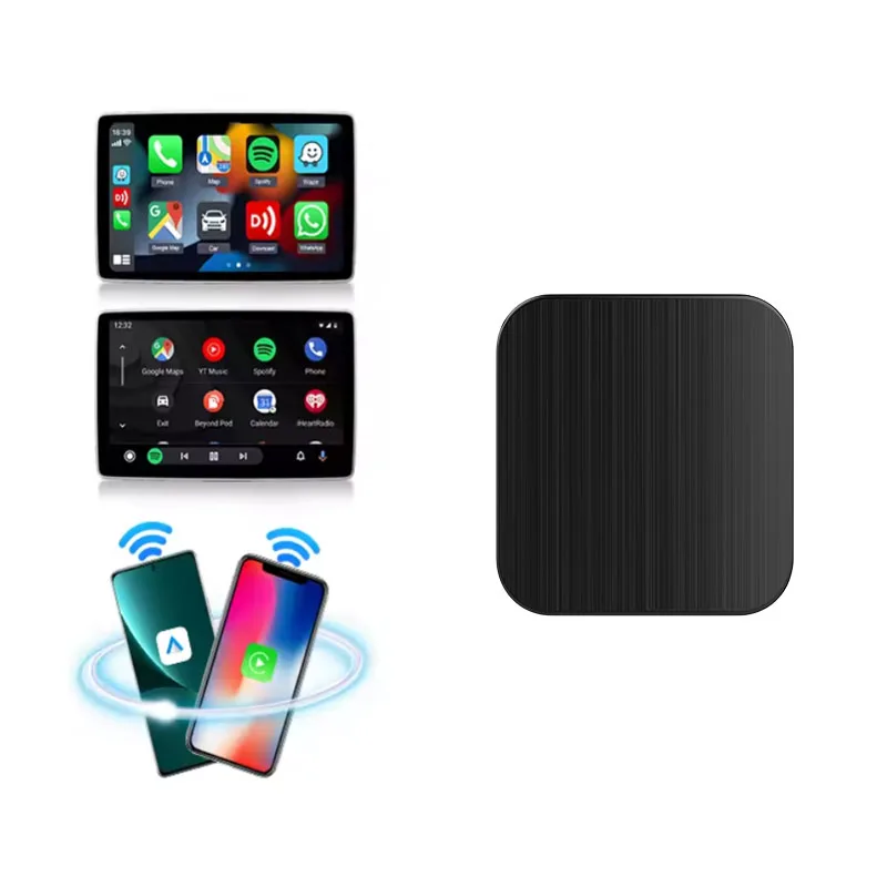 2024 New Arrival Wireless Carplay Adapter for Factory Wired CarPlay 2024 Upgrade Plug & Play