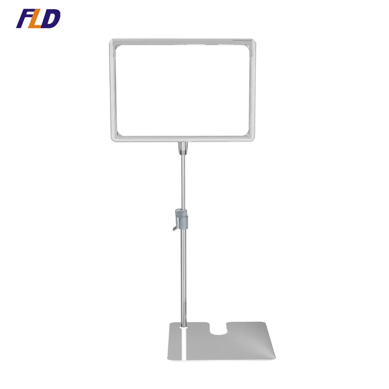Support Customization Adjustable POP Frame Metal Floor Standing Floor POP Stand