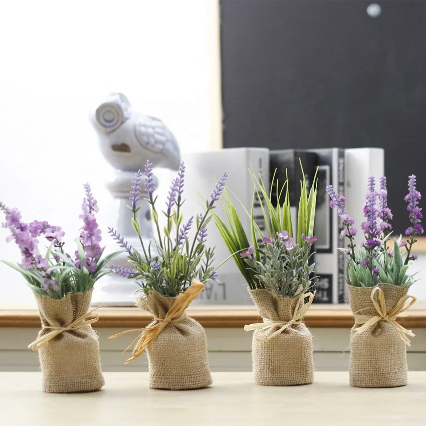 Artificial Real Touch Lavender for Party Hotel Wedding Table Decorative Flowers