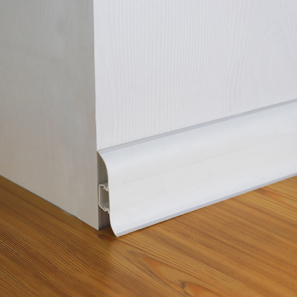 P60-K, RAITTO Plastic PVC skirting board Baseboard Moulding