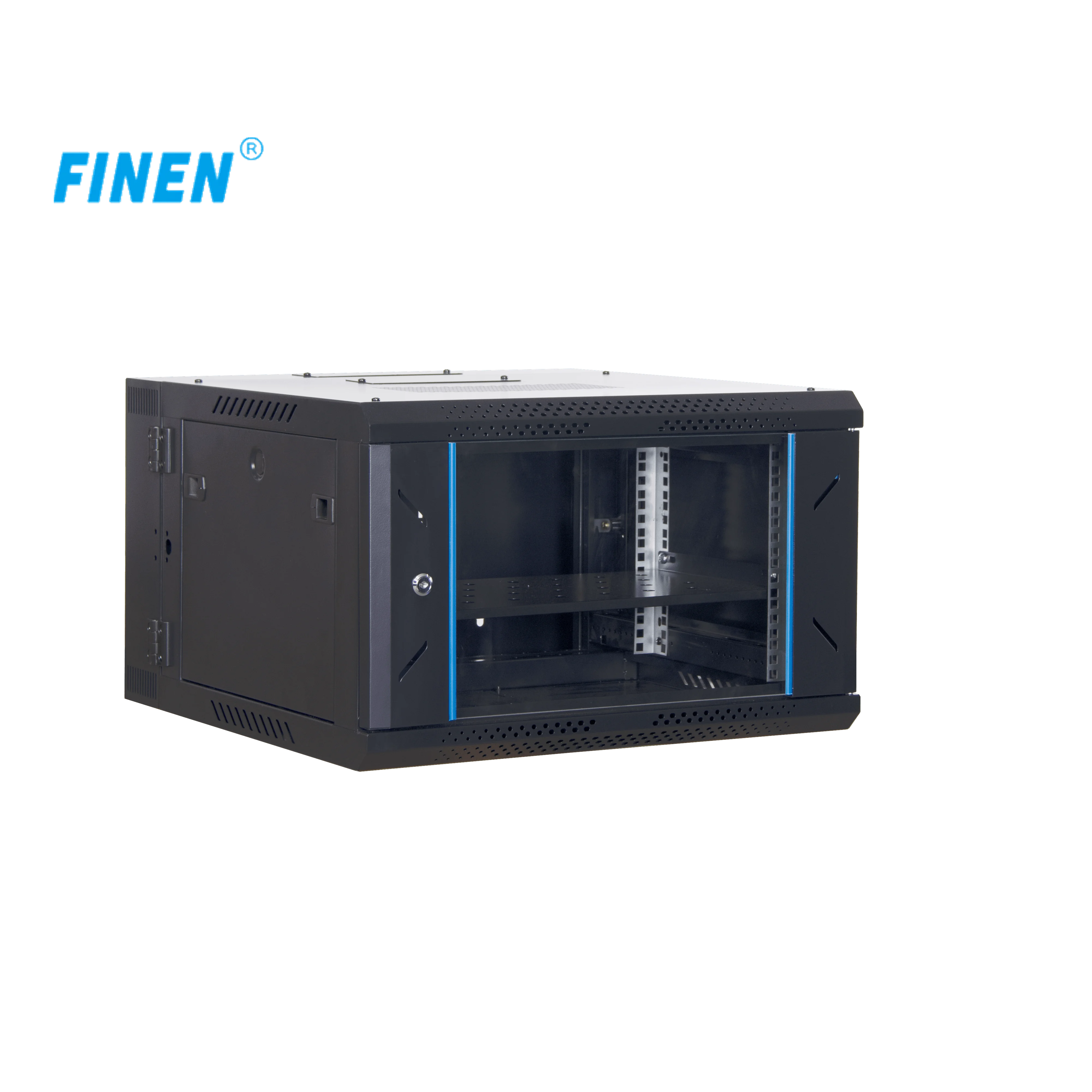 19 inch Double section Wall mount network cabinet  with back swing mount 4U 6U 9U 12U 15U 18U server racks