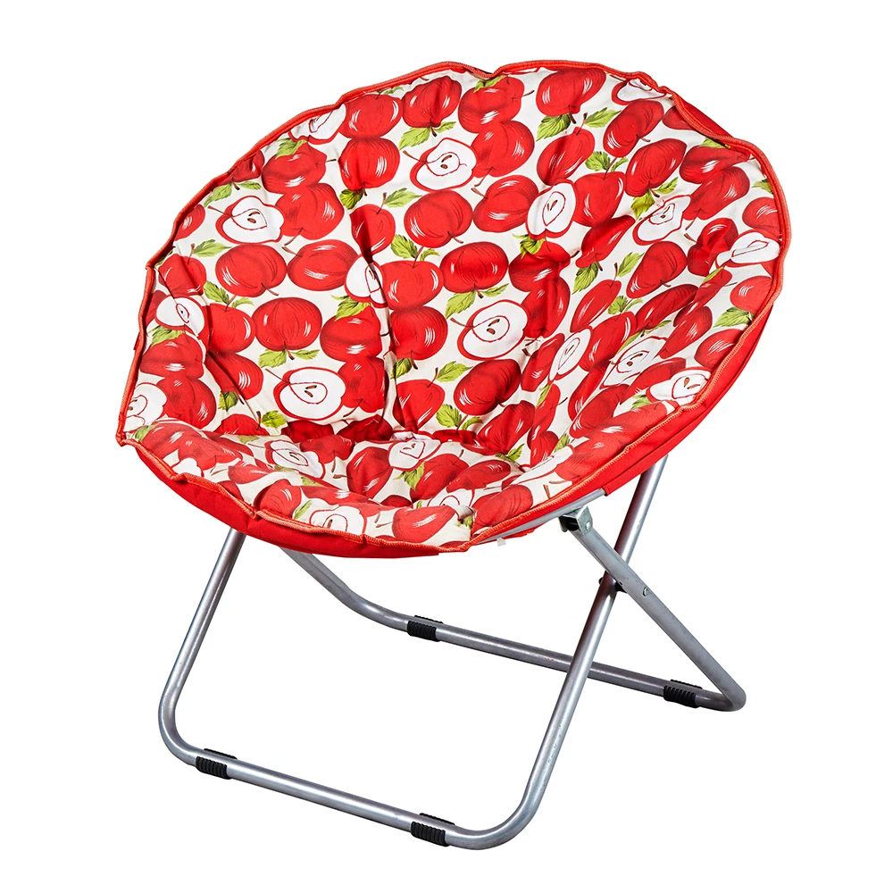 Moon Chair with Padded Seat and Back