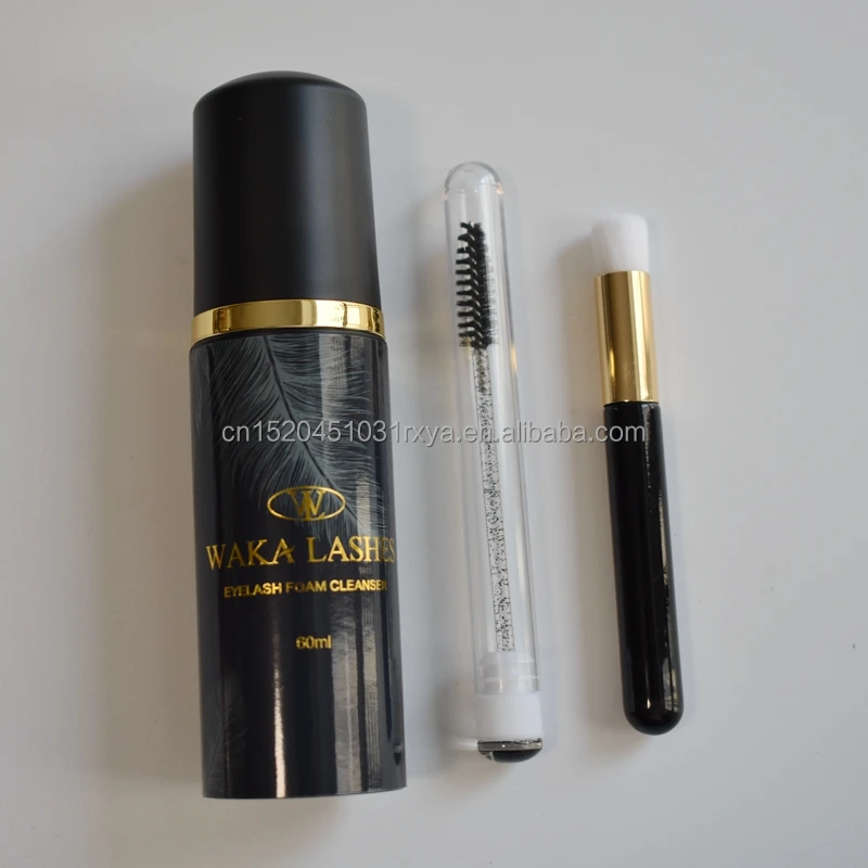 Vegan Lash Shampoo Private Label Bottle Eyelash Extension Foam Cleanser With Brushes Lash Eye Lash Extension Shampoo