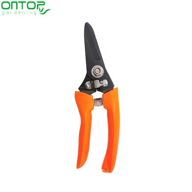
3CR13 Blade Professional garden Scissors grafting pruning pruner cutting tools gardening tree Bypass pruner shears for sale 