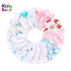 Soft cotton anti scratch winter glove baby mittens