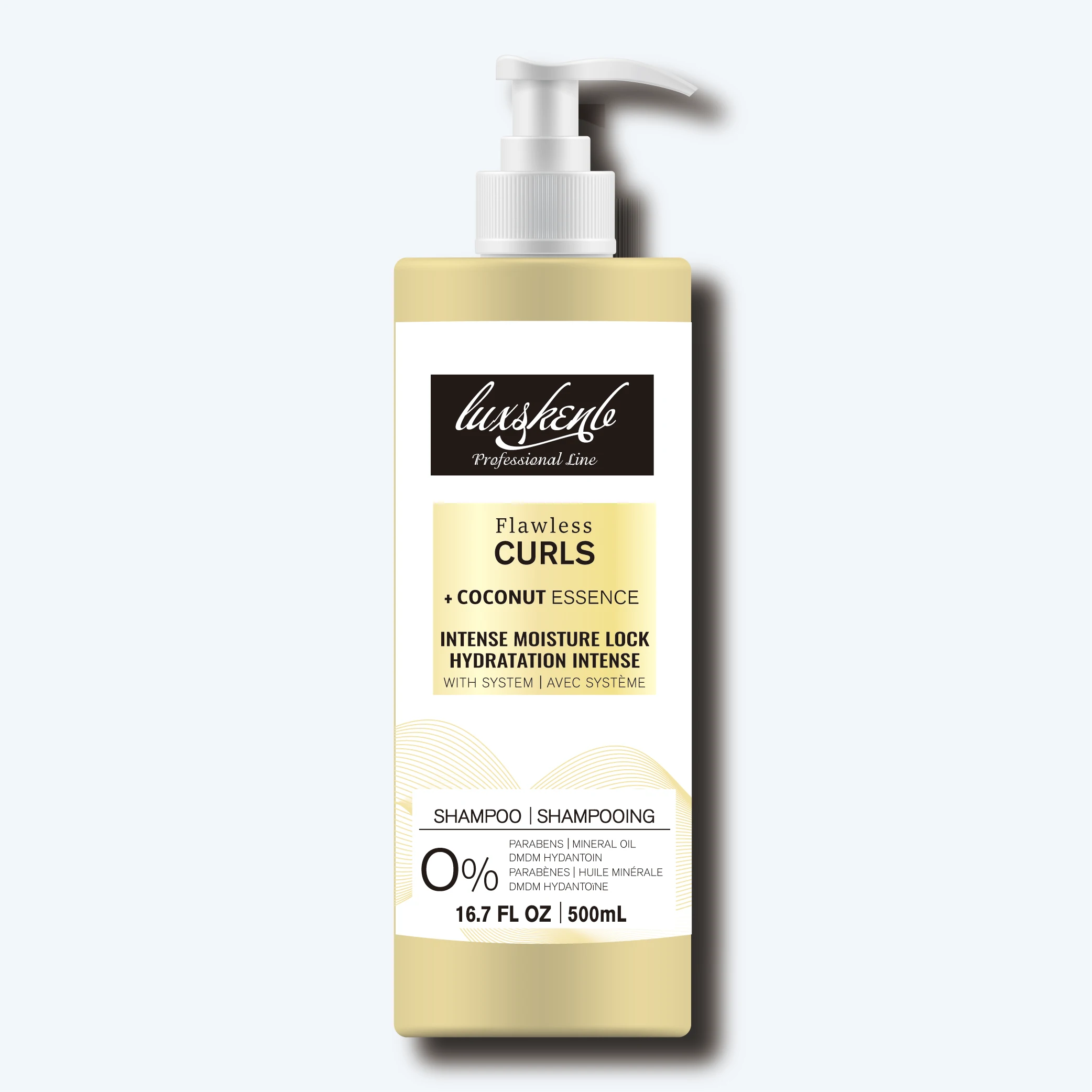 Wholesale Bulk Salon Hair Extensions Organic Vegan Coconut Oil Smooth Moisture Shampoo and Conditioner for Black Women