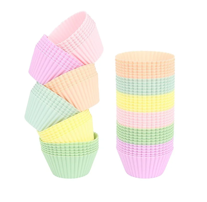 THEONE Custom DIY Baking Food Grade Silicone Mini Small Cup Cake Mould Mold for Cake Decor Baking