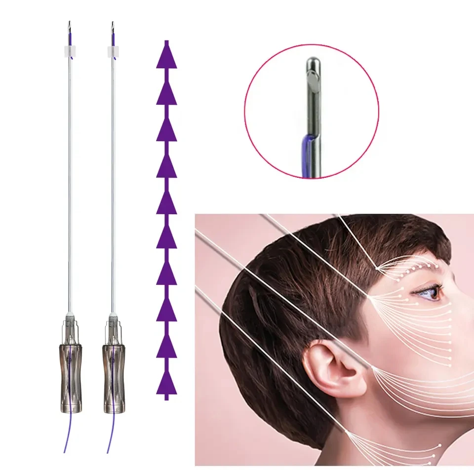 Manufactured Korea CE Certified High Grade Non-Surgical absorbable DVL PDO lifting Thread barbed threads for facial lifting