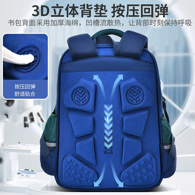 New printed elementary school schoolbags for boys 1-6grades weight-reducing spine-protecting waterproof for girls Bags wholesale